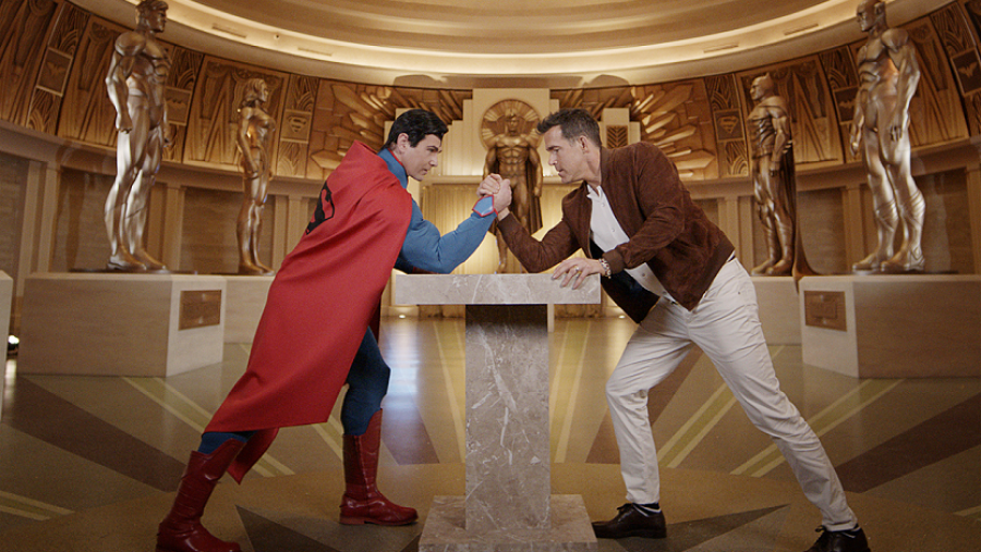 Yas Island's Chief Island Officer Ryan Reynolds Grapples Superman
