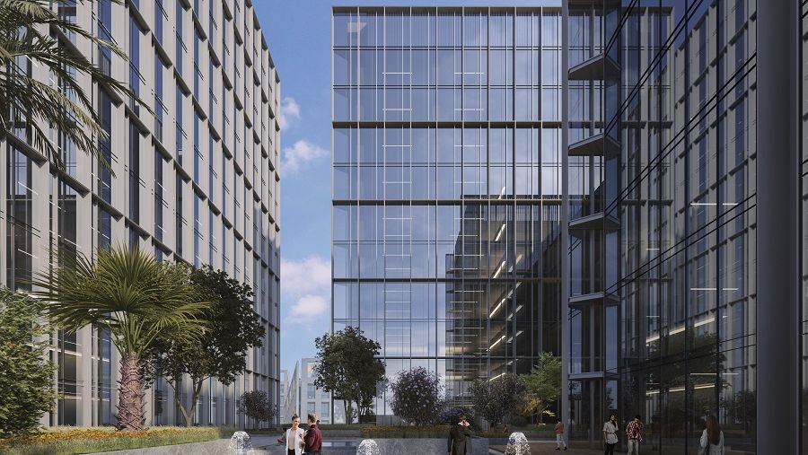 مركز دبي المالي العالمي يضع حجر الأساس للمبنى التجاري الجديد "DIFC Square" بمساحة بناء تقارب المليون قدم مربعة