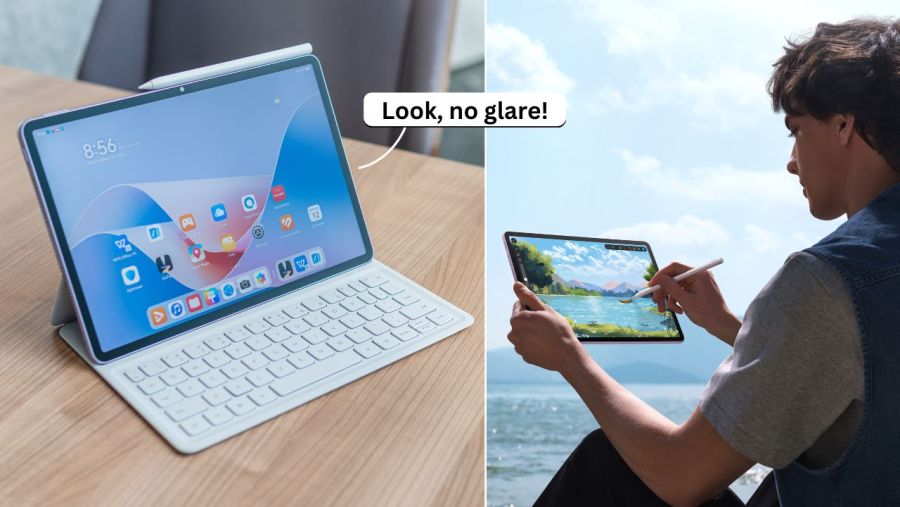 شاشة PaperMatte  على جهاز HUAWEI MatePad 11.5”S مريحة للغاية، تحفّزك على الكتابة و الرسم والقراءة طوال اليوم