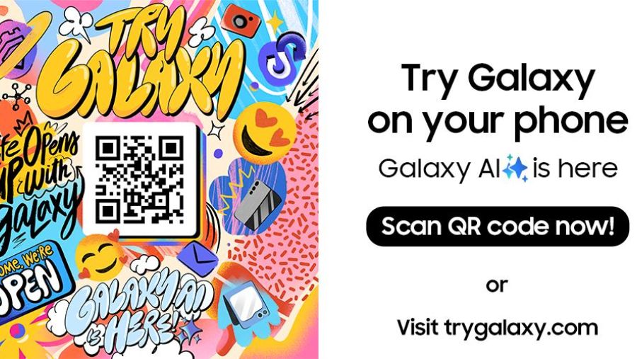 Try Galaxy... بوابتك إلى عالم سامسونج المبتكر 