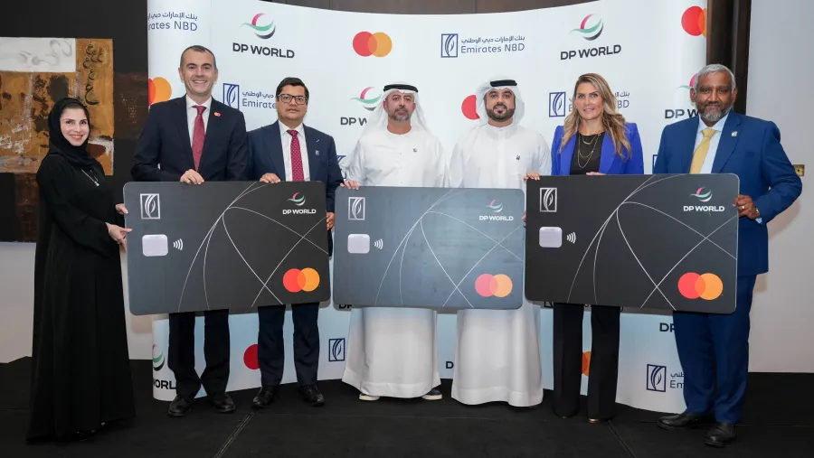 بنك الإمارات دبي الوطني ومجموعة موانئ دبي العالمية "دي بي ورلد" يطلقان بطاقة ماستركارد الائتمانية للشركات ذات العلامة التجارية المشتركة في دولة الإمارات  العربية المتحدة