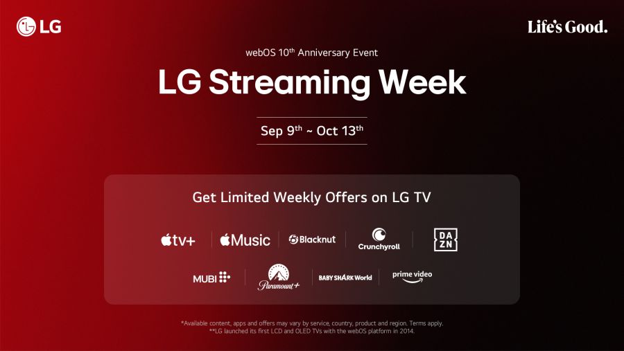 "إل جي" تطلق حملة LG STREAMING WEEK احتفاءً بمرور 10 سنوات على إطلاق نظام التشغيل webOS