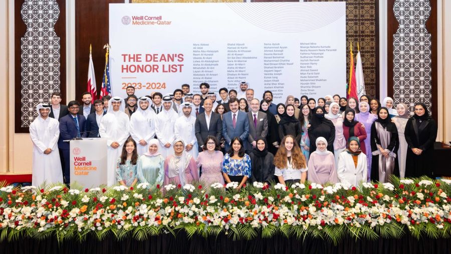 وايل كورنيل للطب - قطر تكرّم 67 طالباً وطالبة من المتفوقين