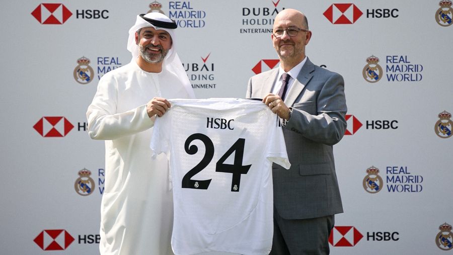 ريال مدريد ورلد وبنك "اتش اس بي سي HSBC" يعلنان عن أول شراكة استراتيجية بينهما