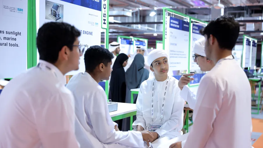 Emirati students' innovations shine alongside global technologies at Expand North Star 2024