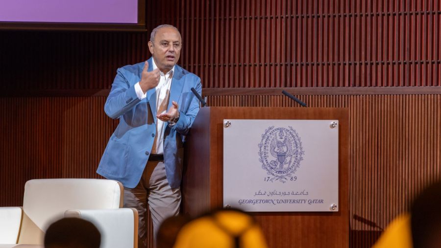 جامعة جورجتاون في قطر تستقبل أكثر من 200 من طلاب المدارس الثانوية القطرية في لقاء مفتوح وثري