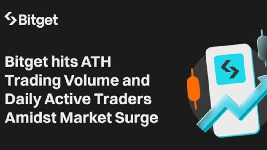 منصة Bitget تسجل أعلى حجم تداول على الإطلاق وأعلى عدد متداولين نشطين يوميًا وسط ارتفاع السوق