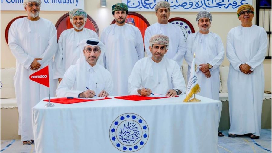 مُذكرة تفاهم بين Ooredoo وغرفة تجارة وصناعة عُمان لتمكين الأعمال والمشاريع الناشئة