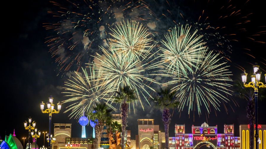 القرية العالمية تعلن عن سبعة عروض لطائرات الدرون تتزامن مع سبع إطلاقات للألعاب النارية احتفالاً برأس السنة الجديدة