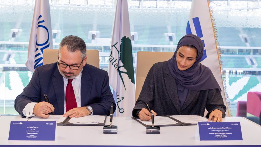 مؤسسة قطر تعقد شراكة مع الاتحاد الدولي لكرة الطائرة لتنمية الرياضة في قطر