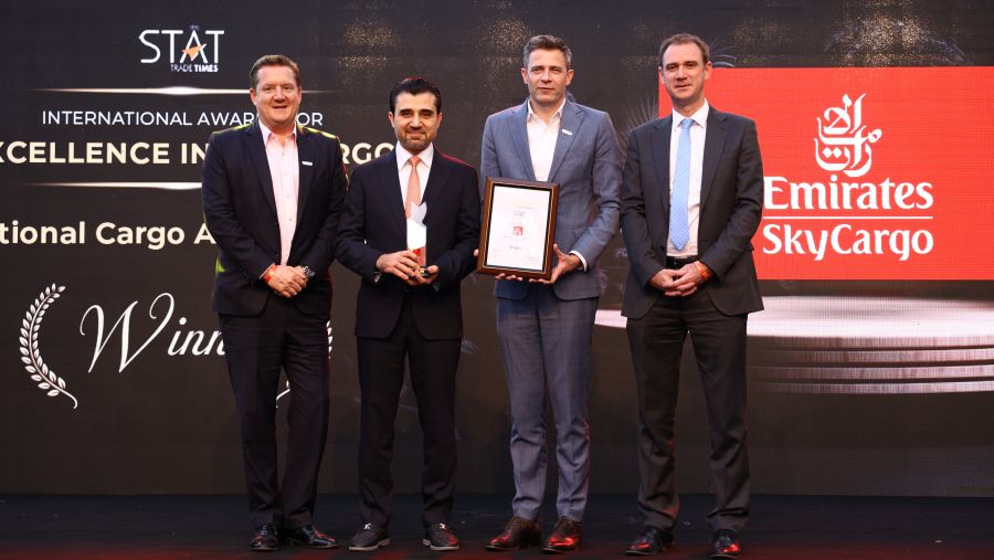 "الإمارات للشحن الجوي" تحصد جائزة أفضل ناقلة شحن دولية خلال حفل توزيع جوائز "ستات تايمز إنترناشيونال"