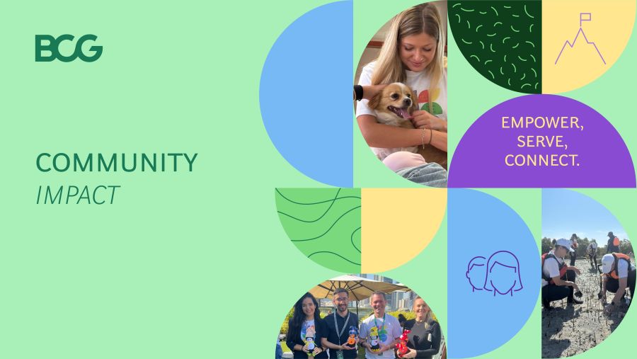 جهود شركة بوسطن كونسلتينج جروب (BCG) الشرق الأوسط المستمرة نحو تحقيق التأثير المجتمعي من خلال برنامج الخدمة المجتمعية على مستوى المنطقة