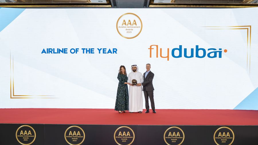 فلاي دبي تحصد جائزتين في حفل توزيع جوائز إنجاز الطيران 2025