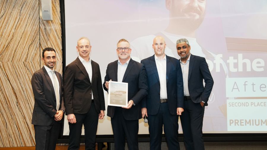 المتميزة للسيارات تحصل على جائزة "فريق العام" في فئة "خدمات ما بعد البيع" ضمن جوائز فولكس واجن الشرق الأوسط لوكلائها في المنطقة