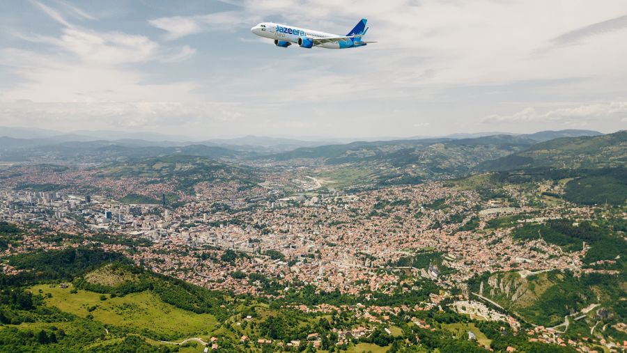طيران الجزيرة تستأنف رحلاتها إلى سراييفو ابتداءً من 27 مارس