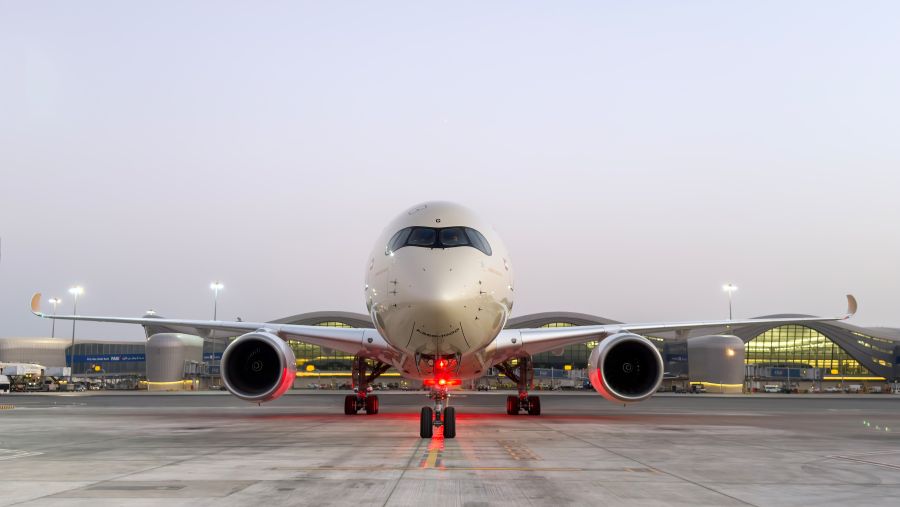 الاتحاد للطيران تستقبل أحدث طائراتها من طراز A350