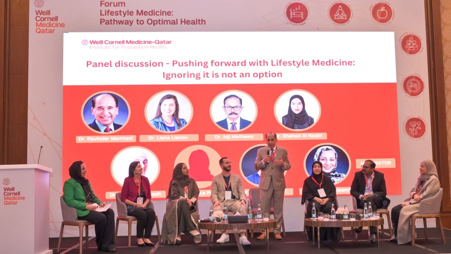 منتدى وايل كورنيل للطب - قطر يناقش الدور المؤثر لطب نمط الحياة في مواجهة وباء الأمراض المزمنة