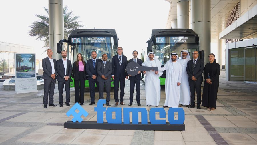 شركة الفطيم للسيارات والآليات وفولفو تعززان رؤية أبوظبي نحو تنقل مستدام من خلال حافلات فولفو BZL الكهربائية