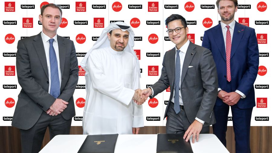 الإمارات للشحن الجوي تبرم اتفاقية شراكة مع "تيليبورت" شريك الشحن الحصري لمجموعة شركات طيران "إير آسيا"