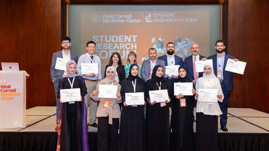 المنتدى البحثي الطلابي في وايل كورنيل للطب - قطر يُبرز الأفكار المبتكرة لطلاب الكلية