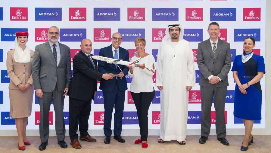 طيران الإمارات تعزز شراكتها مع "إيجيان" لتقديم مزايا متبادلة لأعضاء برامج الولاء