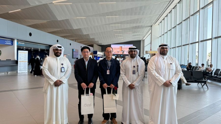 stc تشارك في توديع ضيوف الرحمن في صالة الركاب T4 بمطار الكويت الدولي