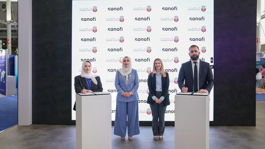 دائرة الصحة - أبوظبي توقع شراكة استراتيجية مع سانوفي لتسريع جهود تطوير لقاحات جديدة في أبوظبي