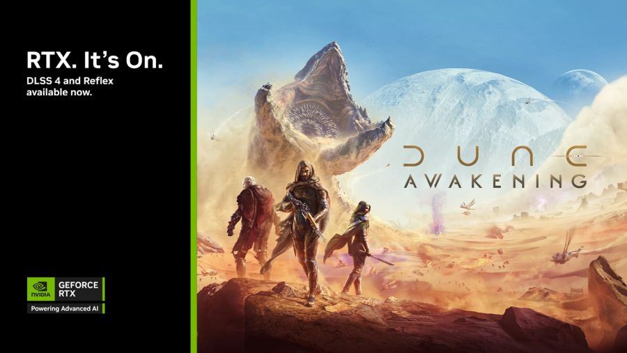 لعبة Dune: Awakening متاحة الآن بدعم NVIDIA DLSS 4 وتوليد الإطارات المتعددة - كذلك F1 25 بدعم Path Tracing وDLSS 4