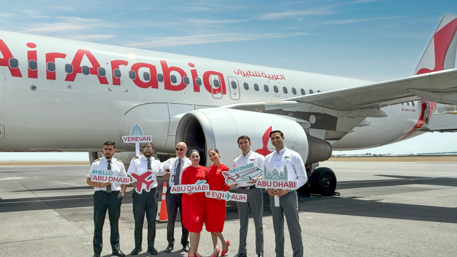 العربية أبوظبي تدشّن رحلاتها المباشرة إلى العاصمة الأرمينية يريفان‎
