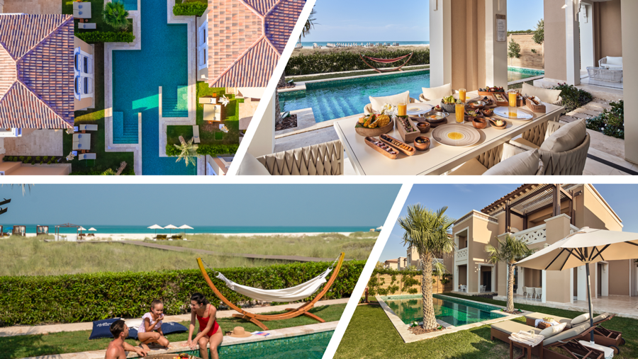 استمتعوا بأعلى درجات الفخامة في فلل "كلوب بريفيه" الحصرية في منتجع ريكسوس بريميوم جزيرة السعديات، حيث