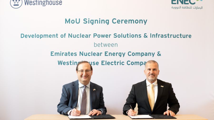 "الإمارات للطاقة النووية" و "ويستنغهاوس للكهرباء" تتعاونان لتسريع تطوير الطاقة النووية في الولايات المتحدة