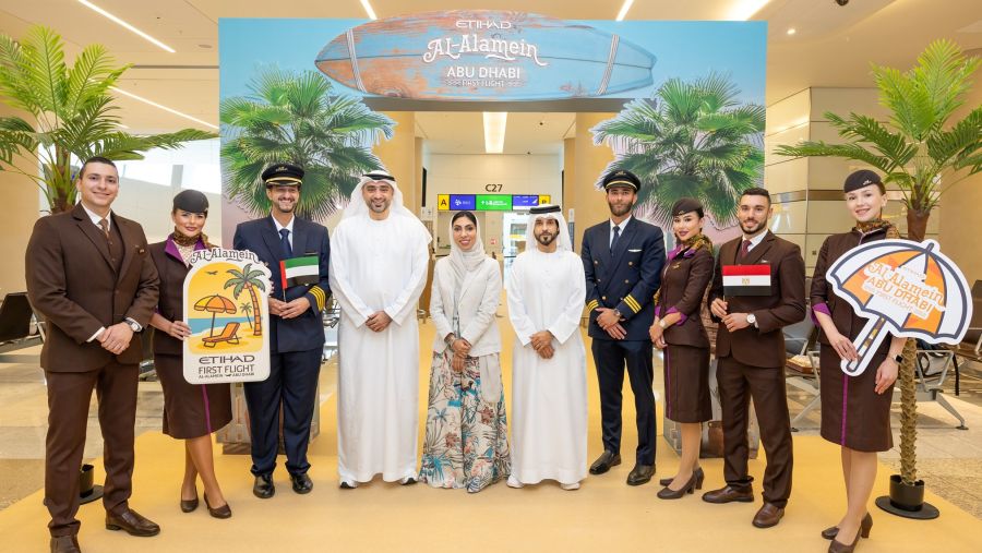 الاتحاد للطيران تُحلّق إلى العلمين وتفتتح بوابة جديدة  إلى الساحل الشمالي المصري