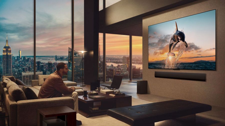 LG OLED EVO M5 تلفزيون OLED اللاسلكي الوحيد الذي يتميز بجودة الصورة المتميزة التي تتمتع بها سلسلة تلفزيونات G5 