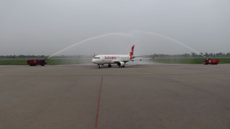 "العربية أبوظبي" تًسير أولى رحلاتها إلى سيالكوت الباكستانية