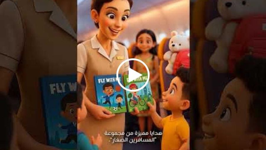 مسافر شغوف بالسفر العائلي يشارك فيديو رسوم متحركة يحتفي بتجربة سفر طيران الإمارات الصديقة للعائلات