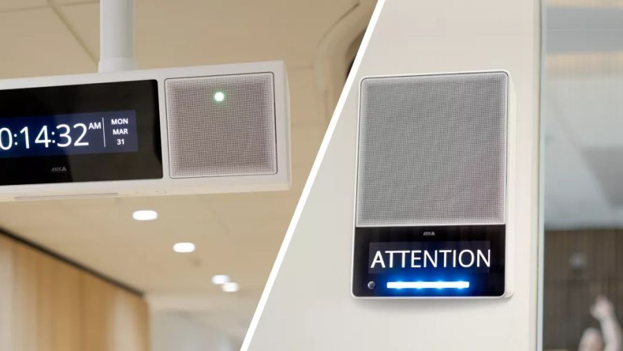 Axis Communications Announces Two Multifunctional Display Speakers
