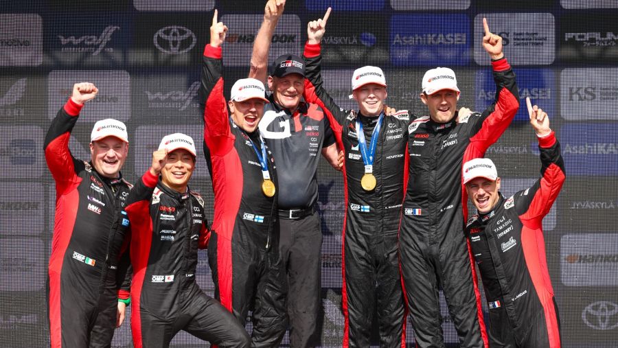 فريق تويوتا جازو للسباقات يحقق فوزًا تاريخيًا بالمراكز الخمسة الأولى في رالي فنلندا