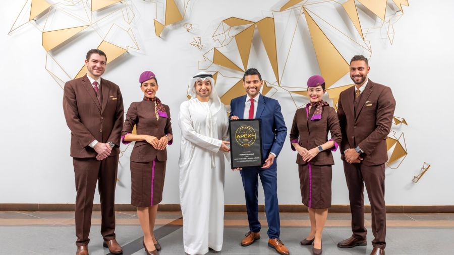 الاتحاد للطيران تُصنَّف "شركة طيران عالمية بخمس نجوم" من قبل رابطة تجربة المسافرين (APEX) لعام 2026