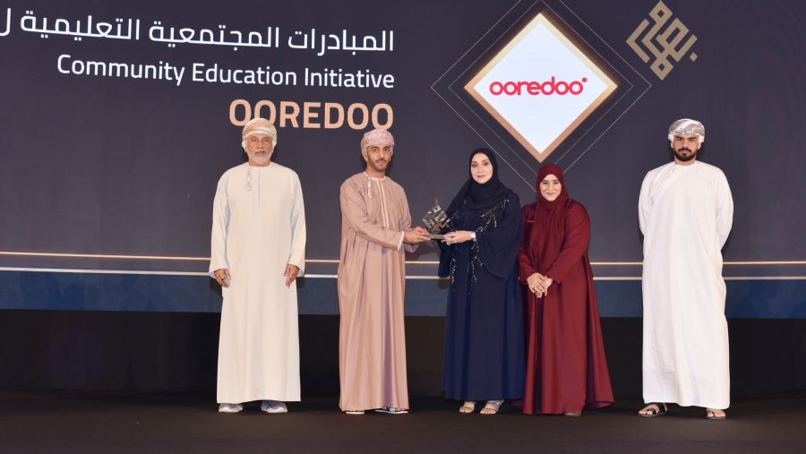  Ooredoo تحصد جائزة المبادرات المجتمعية التعليمية في حفل "جوائز بصمة 2025"