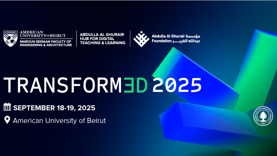  مركز عبد الله الغرير للتعليم والتعلُّم الرقمي في الجامعة الأميركية في بيروت ينظم القمة الإقليمية "ترانسفورم إد"