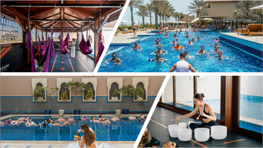 نادي "إكسكلوسيف" الرياضي في ريكسوس بريميوم جزيرة السعديات يفتح أبوابه أمام الزوّار من غير النزلاء ويُتيح لهم برامج عافية ريادية