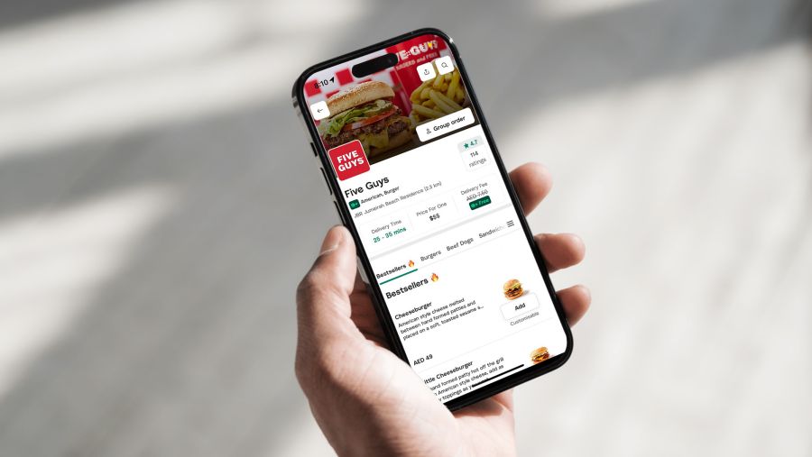 مطعم "فايف جايز" متاح الآن للتوصيل عبر "كريم فود" في دبي وأبوظبي‎