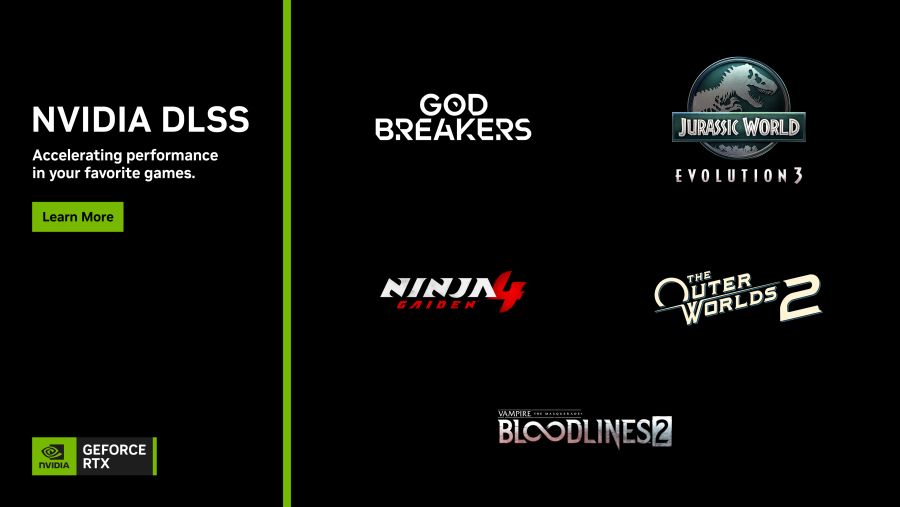 ألعاب جديدة تحصل على دعم NVIDIA DLSS 4  لزيادة معدل الإطارات، مع إعلان تحديث جديد لتقنية NVIDIA ACE