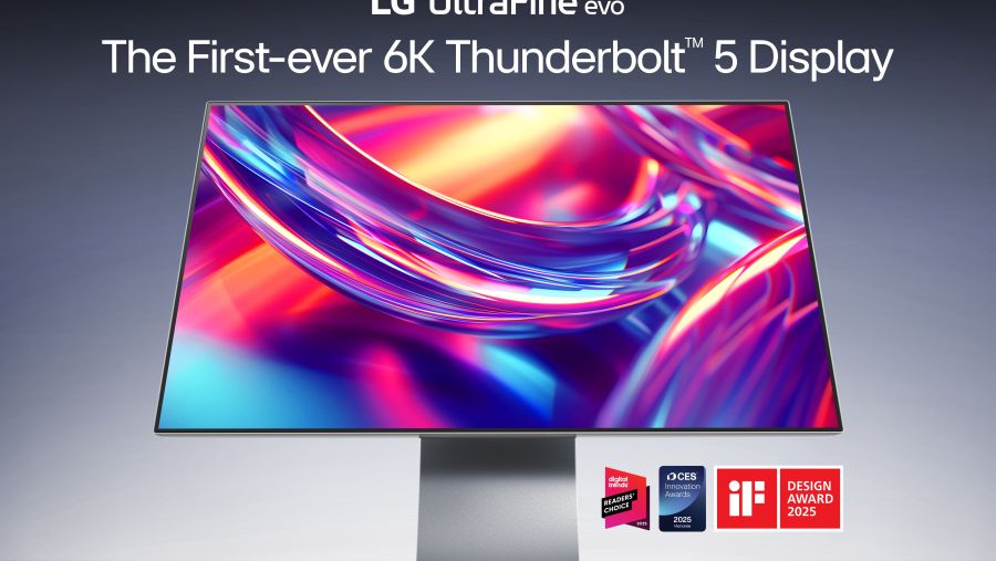 إل جي تكشف عن أول شاشة بدقة 6K في العالم مزودة بتقنية Thunderbolt™ 5 للمبدعين المحترفين