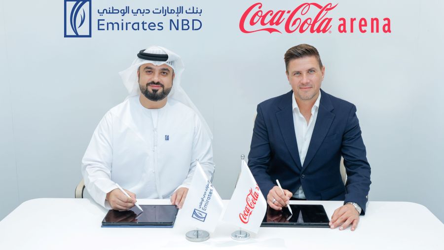 "بنك الإمارات دبي الوطني الشريك المصرفي الرسمي لـ "كوكاكولا أرينا