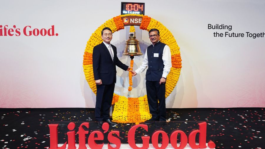 إدراج شركة إل جي إلكترونيكس الهند في سوق الأوراق المالية الوطنية الهندية‎