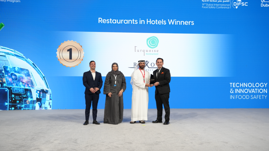 Rixos Premium Dubai’s Turquoise Restaurant Wins First Place in Dubai Municipality Food Elite Program