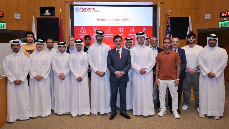محاضرات إرشادية لطلاب وايل كورنيل للطب - قطر حول المهن الطبية