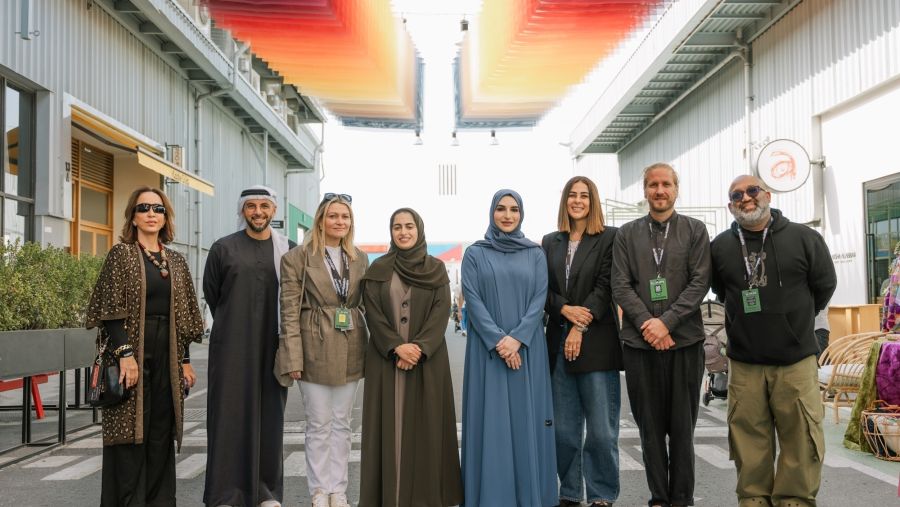 Hala Badri Explores Quoz Arts Fest, Commends Artistic Innovation