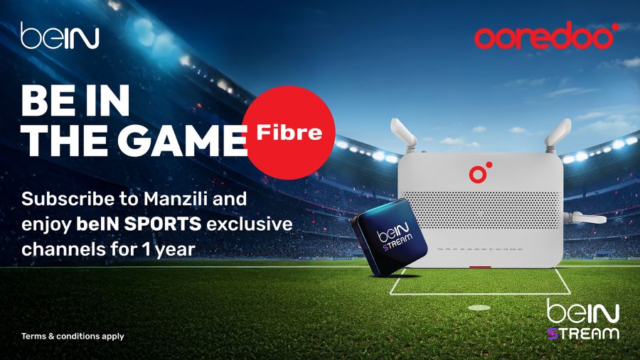 Last chance to Turn Up Home Entertainment with Free beIN Stream! Only with Ooredoo Manzili